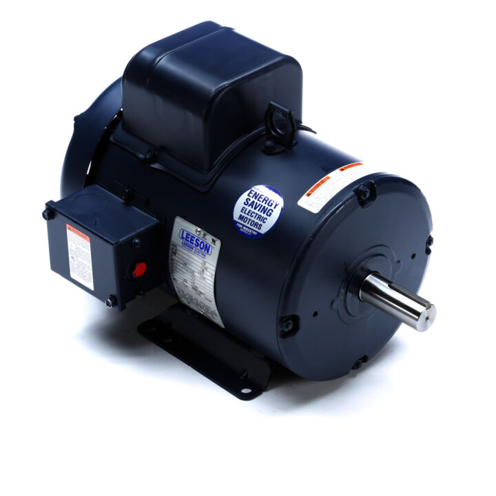 General Purpose Motor, 5 HP, 1 Ph, 60 Hz, 208-230 V, 1800 RPM, 184T Frame, TEFC