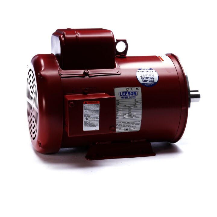 Agricultural Motor, 3 HP, 1 Ph, 60 Hz, 230 V, 1800 RPM, 184TC Frame, TEFC