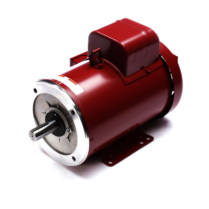 Agricultural Motor, 3 HP, 1 Ph, 60 Hz, 230 V, 1800 RPM, 184TC Frame, TEFC