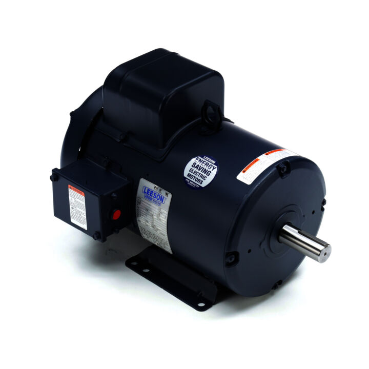 General Purpose Motor, 5 HP, 1 Ph, 60 Hz, 230 V, 3600 RPM, 184T Frame, TEFC