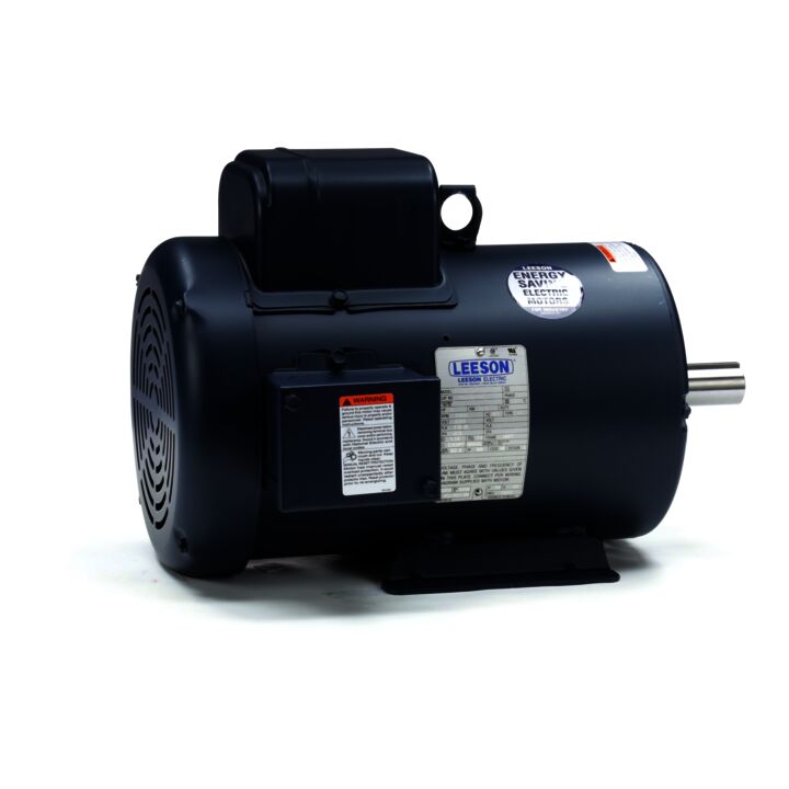 General Purpose Motor, 5 HP, 1 Ph, 60 Hz, 230 V, 3600 RPM, 184T Frame, TEFC