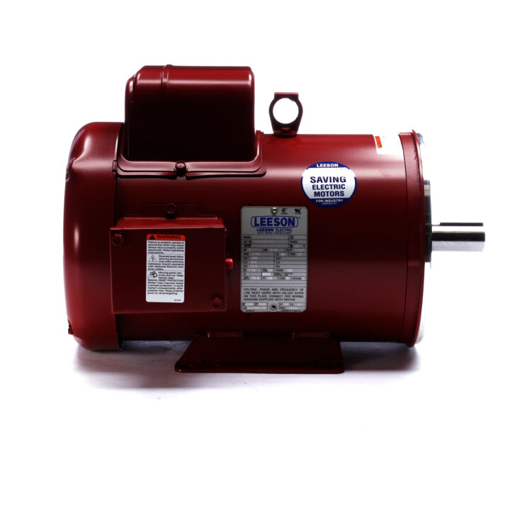 Agricultural Motor, 3 HP, 1 Ph, 60 Hz, 230 V, 1800 RPM, 184TC Frame, TEFC