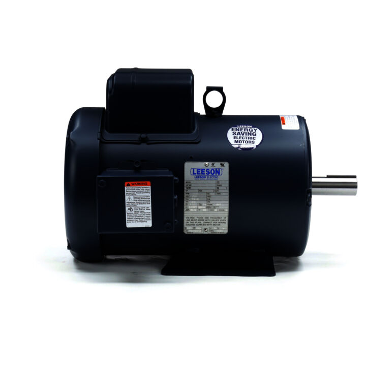 General Purpose Motor, 5 HP, 1 Ph, 60 Hz, 230 V, 3600 RPM, 184T Frame, TEFC