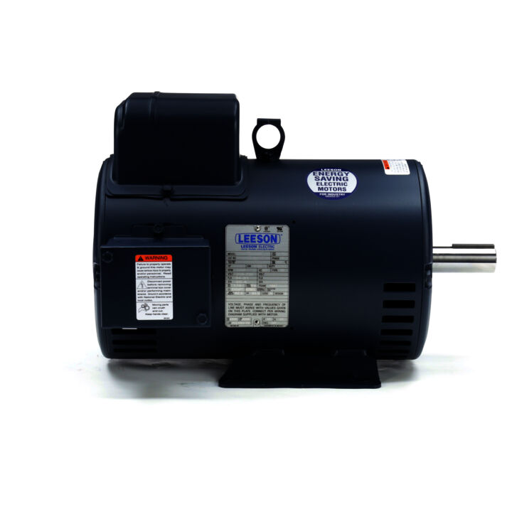 Air Compressor Motor, 7.50 HP, 1 Ph, 60 Hz, 208-230 V, 3600 RPM, 184T Frame, DP