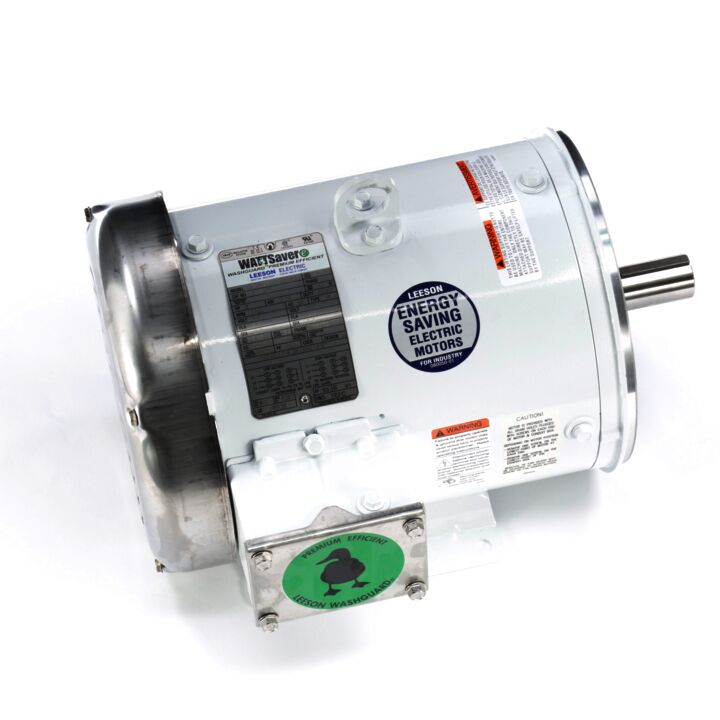 General Purpose Motor, 3 HP, 3 Ph, 60 Hz, 230/460 V, 1800 RPM, 182TC Frame, TEFC