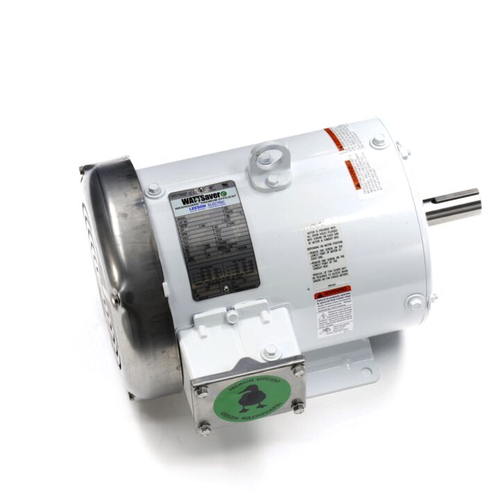 General Purpose Motor, 5 & 5 HP, 3 Ph, 60 & 50 Hz, 230/460 & 190/380 V, 3600 & 3000 RPM, 184T Frame, TEFC