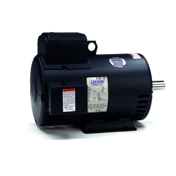 Air Compressor Motor, 7.50 HP, 1 Ph, 60 Hz, 208-230 V, 3600 RPM, 184T Frame, DP