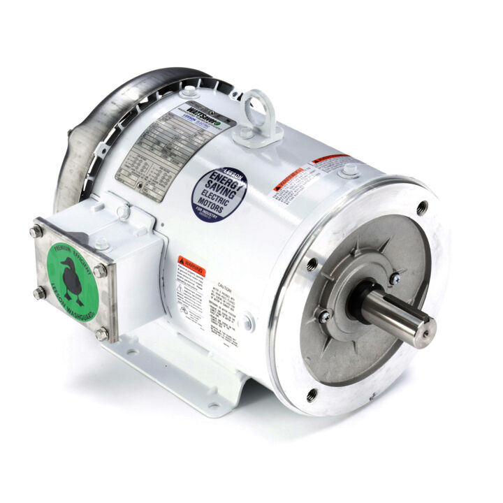 General Purpose Motor, 3 HP, 3 Ph, 60 Hz, 230/460 V, 1800 RPM, 182TC Frame, TEFC