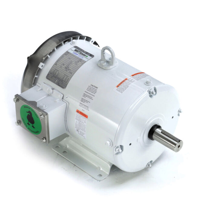 General Purpose Motor, 5 HP, 3 Ph, 60 Hz, 230/460 V, 1800 RPM, 184T Frame, TEFC