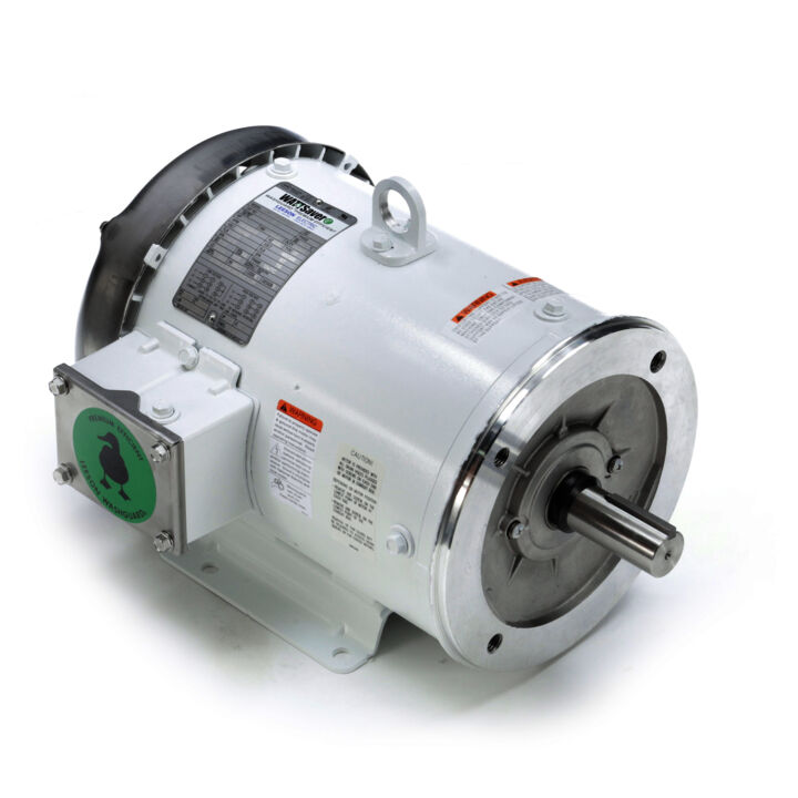 General Purpose Motor, 5 & 3 HP, 3 Ph, 60 & 50 Hz, 230/460 & 190/380 V, 3600 & 3000 RPM, 184TC Frame, TEFC