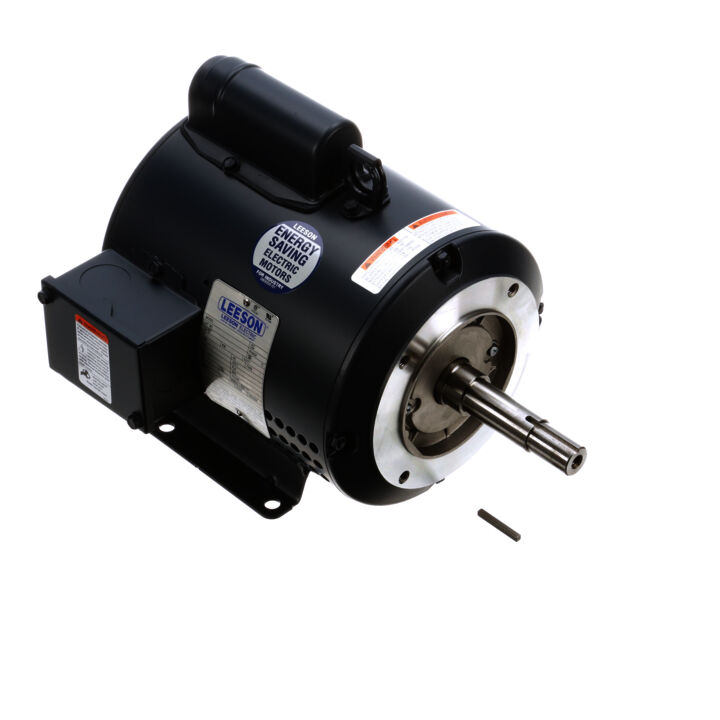 Close-Coupled Pump Motor, 2 HP, 1 Ph, 60 Hz, 115/208-230 V, 1800 RPM, 182JM Frame, DP