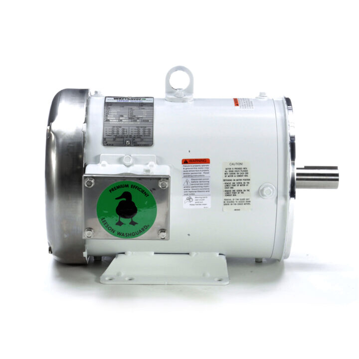 General Purpose Motor, 5 & 3 HP, 3 Ph, 60 & 50 Hz, 230/460 & 190/380 V, 3600 & 3000 RPM, 184TC Frame, TEFC