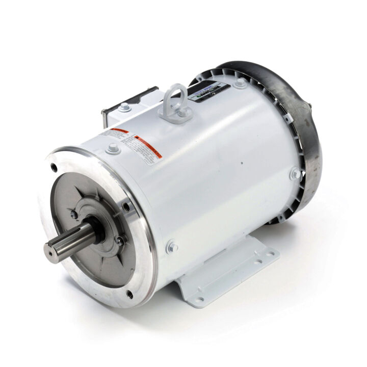 General Purpose Motor, 5 HP, 3 Ph, 60 Hz, 230/460 V, 1800 RPM, 184TC Frame, TEFC