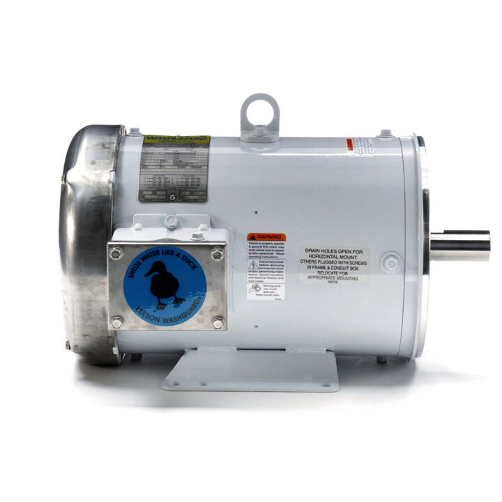 General Purpose Motor, 7.50 & 5 HP, 3 Ph, 60 & 50 Hz, 230/460 & 190/380 V, 3600 & 3000 RPM, 184TC Frame, TEFC