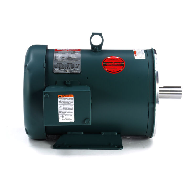 General Purpose Motor, 2 & 2 HP, 3 Ph, 60 & 50 Hz, 230/460 & 190/380 V, 1200 & 1000 RPM, 184TC Frame, TEFC