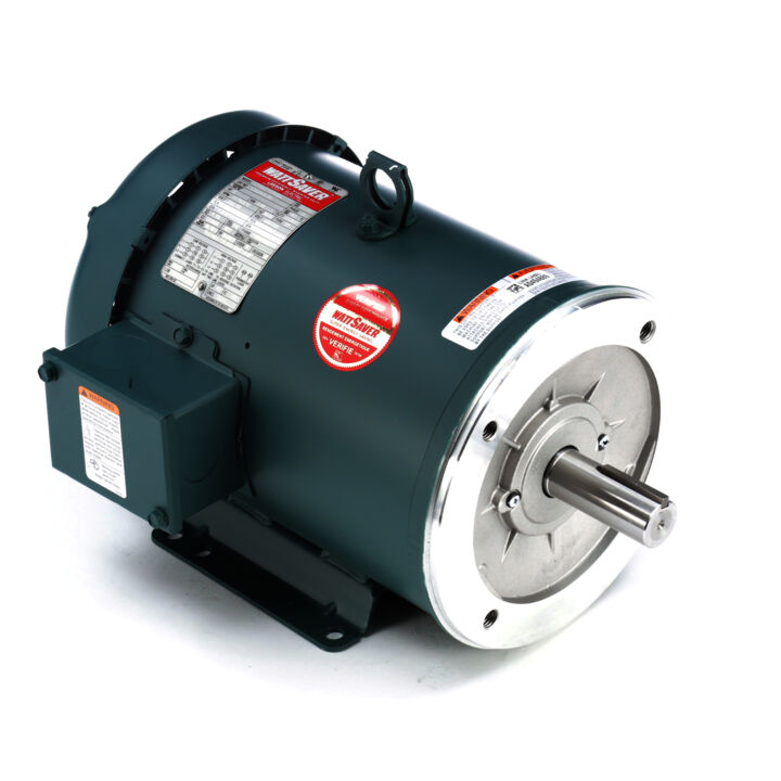 General Purpose Motor, 2 & 2 HP, 3 Ph, 60 & 50 Hz, 230/460 & 190/380 V, 1200 & 1000 RPM, 184TC Frame, TEFC