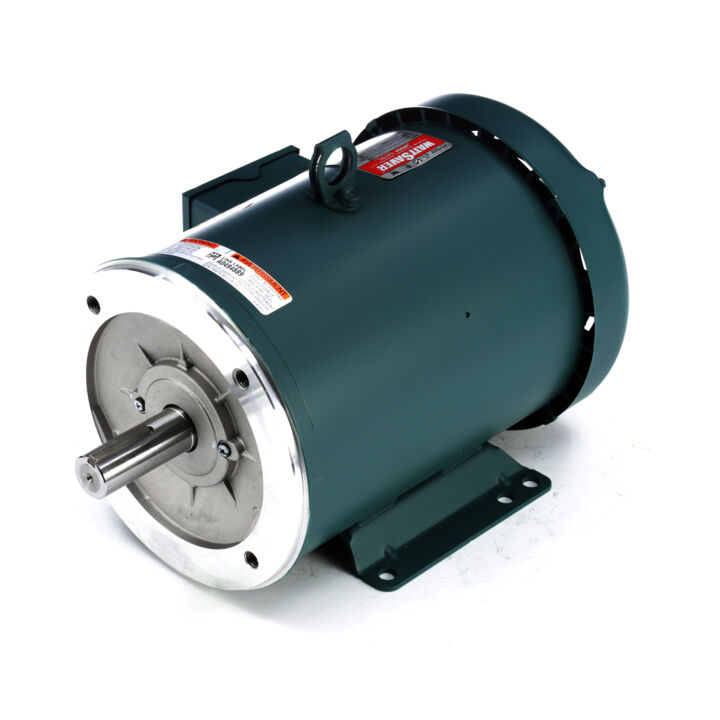 General Purpose Motor, 2 & 2 HP, 3 Ph, 60 & 50 Hz, 230/460 & 190/380 V, 1200 & 1000 RPM, 184TC Frame, TEFC