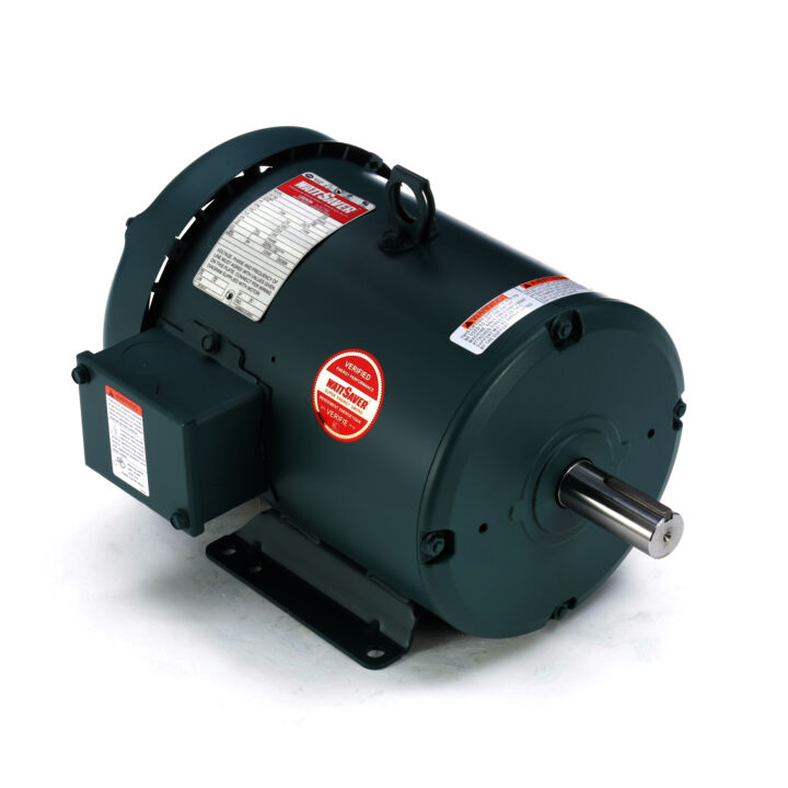 Special Voltage Motor, 5 HP, 3 Ph, 60 Hz, 575 V, 3600 RPM, 184T Frame, TEFC