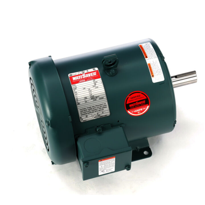 Special Voltage Motor, 3 HP, 3 Ph, 60 Hz, 575 V, 1800 RPM, 182T Frame, TEFC