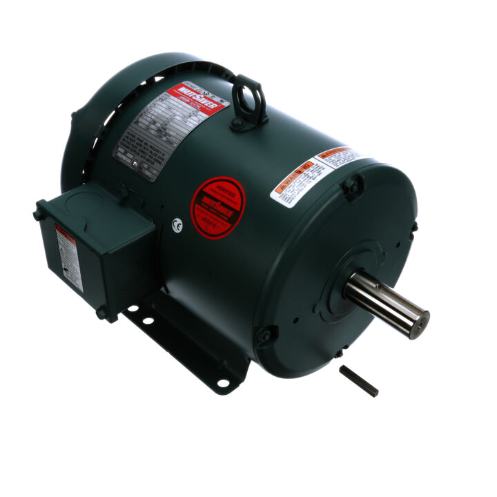 Special Voltage Motor, 1.50 HP, 3 Ph, 60 Hz, 575 V, 1200 RPM, 182T Frame, TEFC