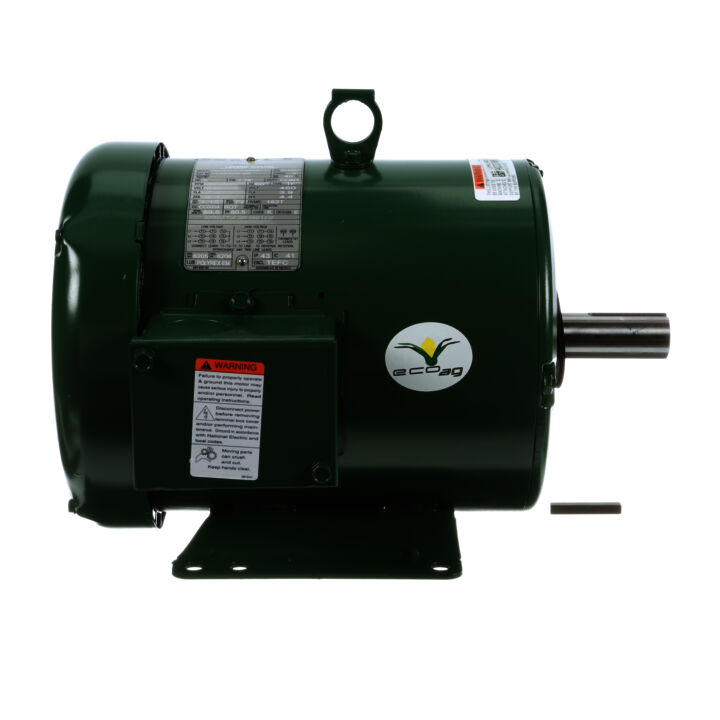 Agricultural Motor, 3 HP, 3 Ph, 60 Hz, 230/460 V, 1800 RPM, 182T Frame, TEFC