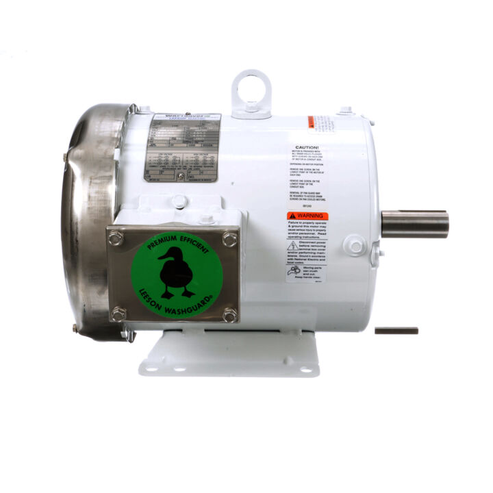 General Purpose Motor, 3 & 3 HP, 3 Ph, 60 & 50 Hz, 208-230/460 & 190/380 V, 3600 & 3000 RPM, 182T Frame, TEFC