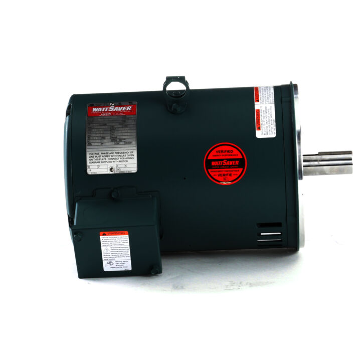 General Purpose Motor, 7.50 & 5 HP, 3 Ph, 60 & 50 Hz, 230/460 & 190/380 V, 3600 & 3000 RPM, 184TC Frame, DP