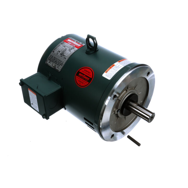 General Purpose Motor, 5 & 3 HP, 3 Ph, 60 & 50 Hz, 230/460 & 190/380 V, 3600 & 3000 RPM, 182TC Frame, DP