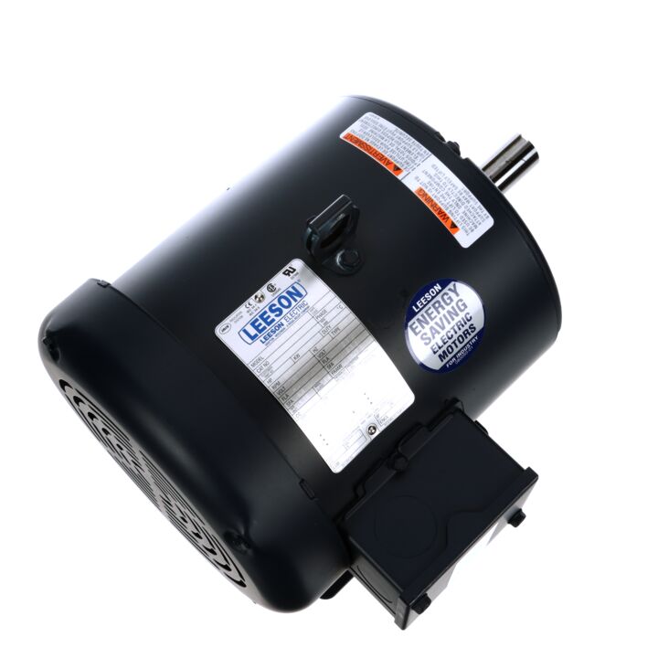 General Purpose Motor, 1 HP, 3 Ph, 60 Hz, 230/460 V, 900 RPM, 182T Frame, TEFC