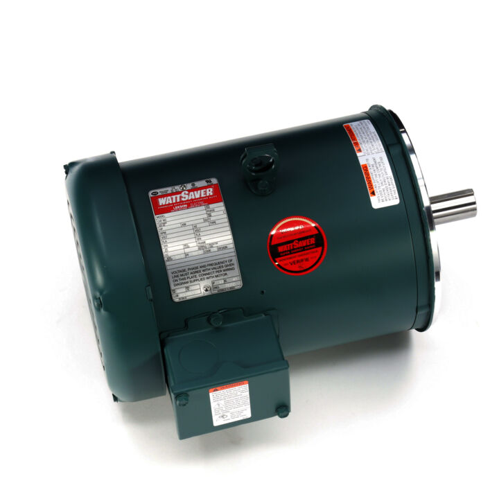 General Purpose Motor, 2 HP, 3 Ph, 60 Hz, 230/460 V, 1200 RPM, 184TC Frame, TEFC