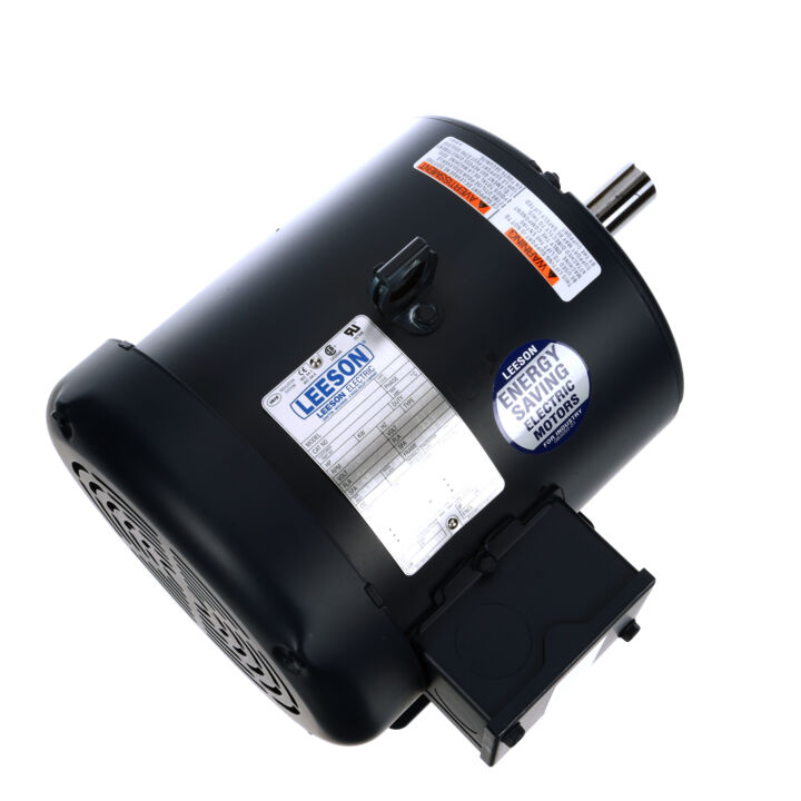 General Purpose Motor, 1 HP, 3 Ph, 60 Hz, 230/460 V, 900 RPM, 182T Frame, TEFC