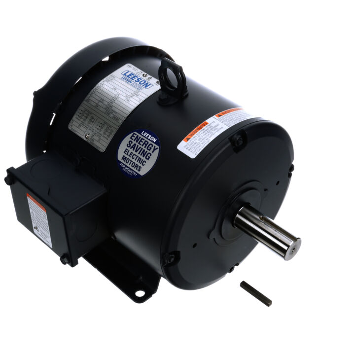 General Purpose Motor, 1 HP, 3 Ph, 60 Hz, 230/460 V, 900 RPM, 182T Frame, TEFC