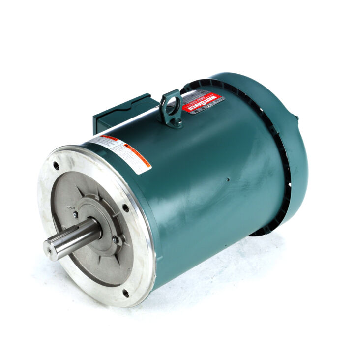 General Purpose Motor, 1.50 HP, 3 Ph, 60 Hz, 208-230/460 V, 1200 RPM, 182TC Frame, TEFC