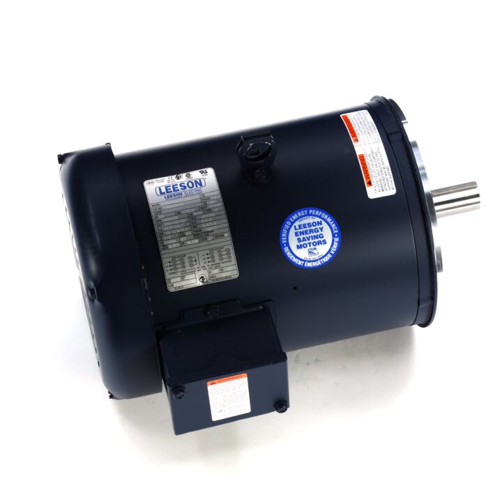General Purpose Motor, 5 & 3 HP, 3 Ph, 60 & 50 Hz, 208-230/460 & 190/380 V, 3600 & 3000 RPM, 184TC Frame, TEFC