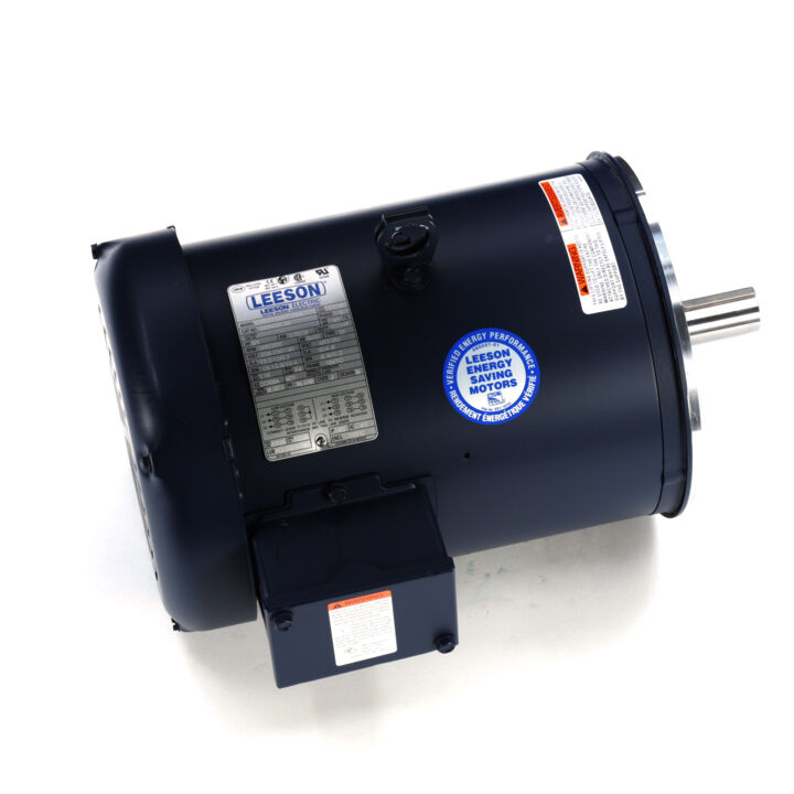 General Purpose Motor, 5 & 3 HP, 3 Ph, 60 & 50 Hz, 208-230/460 & 190/380 V, 3600 & 3000 RPM, 184TC Frame, TEFC
