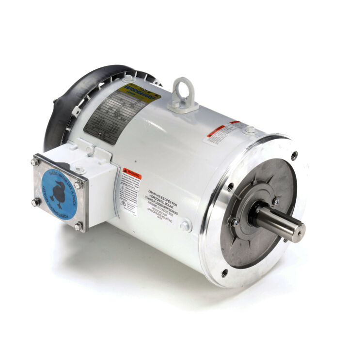 General Purpose Motor, 5 & 3 HP, 3 Ph, 60 & 50 Hz, 230/460 & 190/380 V, 1800 & 1500 RPM, 184TC Frame, TEFC