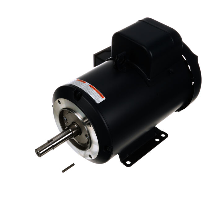 Close-Coupled Pump Motor, 5 HP, 1 Ph, 60 Hz, 230 V, 3600 RPM, 184JM Frame, TEFC