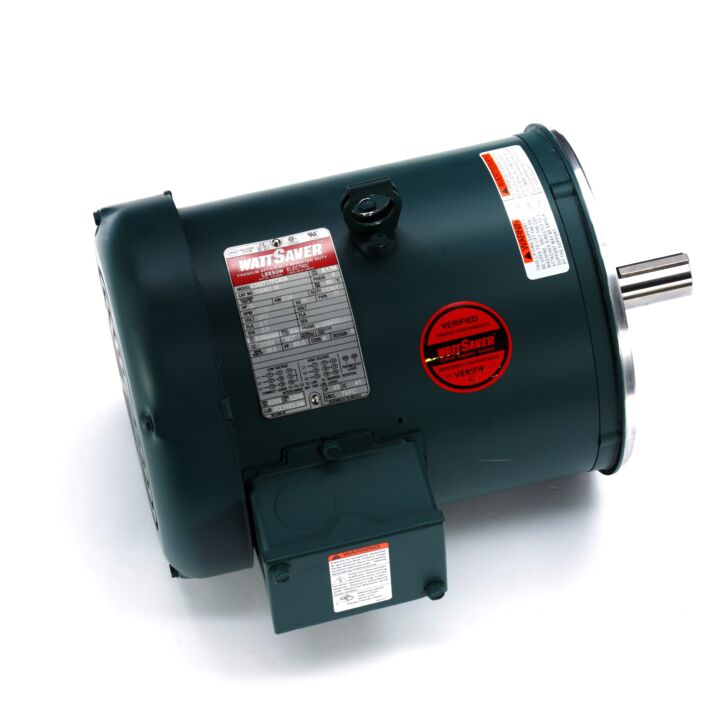 Special Voltage Motor, 3 HP, 3 Ph, 60 Hz, 575 V, 1800 RPM, 182TC Frame, TEFC