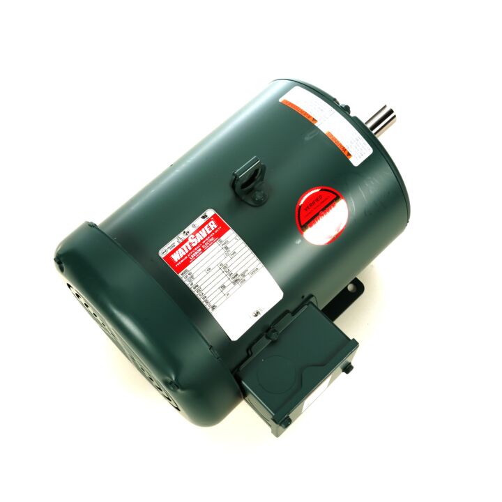 Special Voltage Motor, 5 HP, 3 Ph, 60 Hz, 200-208/400-416 V, 1800 RPM, 184T Frame, TEFC