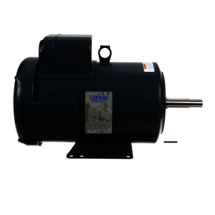 Close-Coupled Pump Motor, 5 HP, 1 Ph, 60 Hz, 230 V, 3600 RPM, 184JM Frame, TEFC