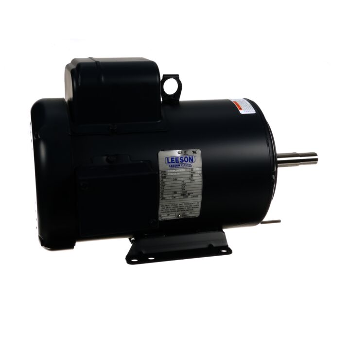 Close-Coupled Pump Motor, 5 HP, 1 Ph, 60 Hz, 230 V, 3600 RPM, 184JM Frame, TEFC