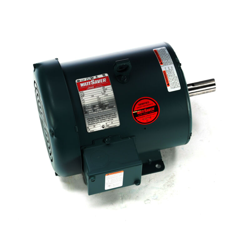 Special Voltage Motor, 3 HP, 3 Ph, 60 Hz, 208/416 V, 1800 RPM, 182T Frame, TEFC