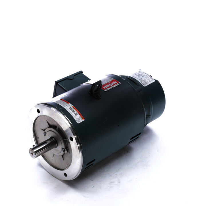 Brake Motor, 3 HP, 3 Ph, 60 Hz, 230/460 V, 1800 RPM, 182TC Frame, DP