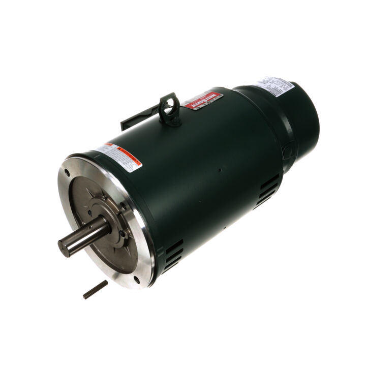 Brake Motor, 5 HP, 3 Ph, 60 Hz, 230/460 V, 1800 RPM, 184TC Frame, DP