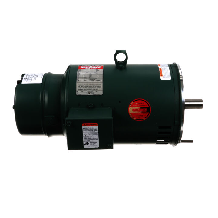 Brake Motor, 5 HP, 3 Ph, 60 Hz, 230/460 V, 1800 RPM, 184TC Frame, DP