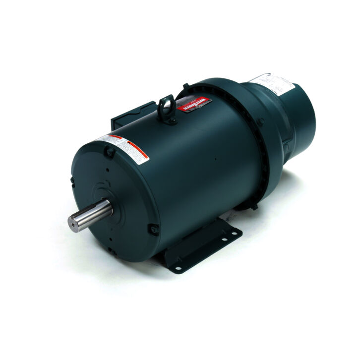 Brake Motor, 5 HP, 3 Ph, 60 Hz, 230/460 V, 1800 RPM, 184T Frame, TEFC