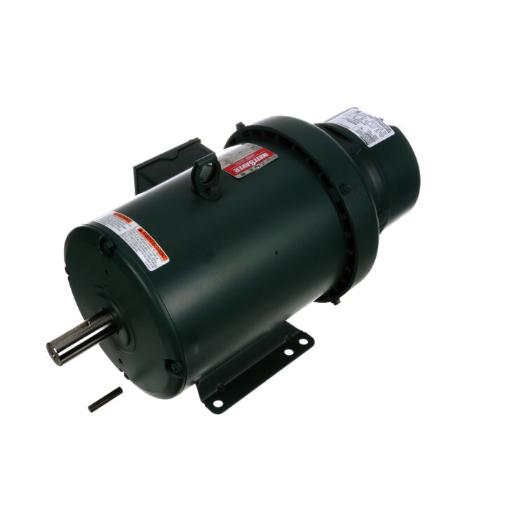 Brake Motor, 2 HP, 3 Ph, 60 Hz, 230/460 V, 1200 RPM, 184T Frame, TEFC