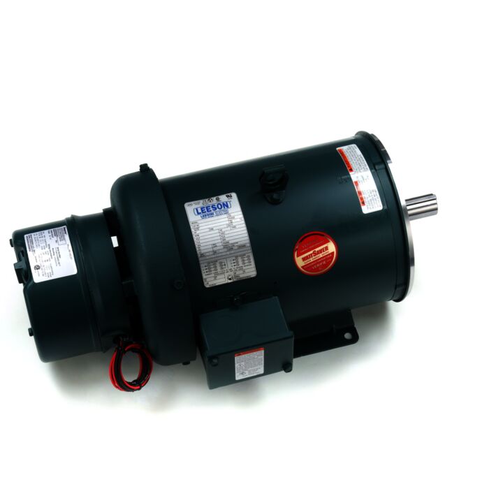 Brake Motor, 5 HP, 3 Ph, 60 Hz, 230/460 V, 1800 RPM, 184TC Frame, TEFC