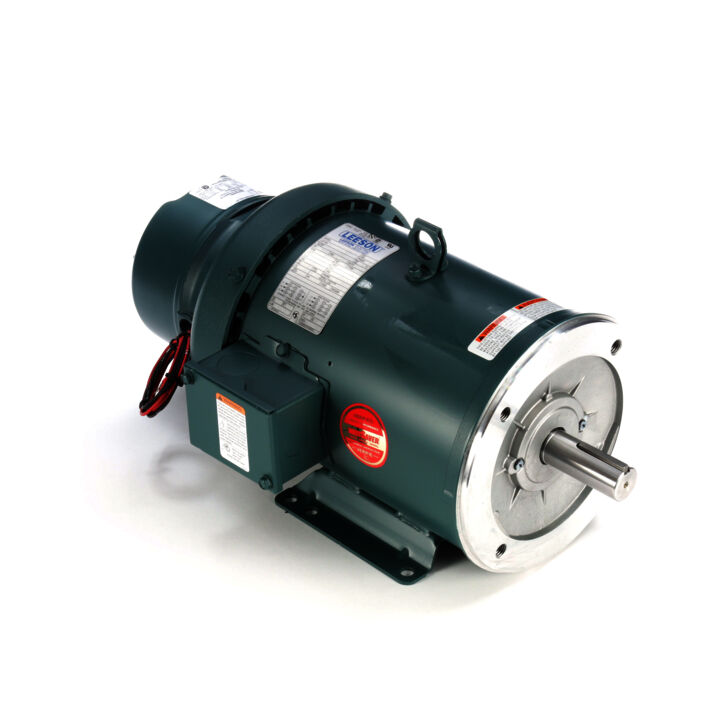 Brake Motor, 3 HP, 3 Ph, 60 Hz, 230/460 V, 1800 RPM, 182TC Frame, TEFC