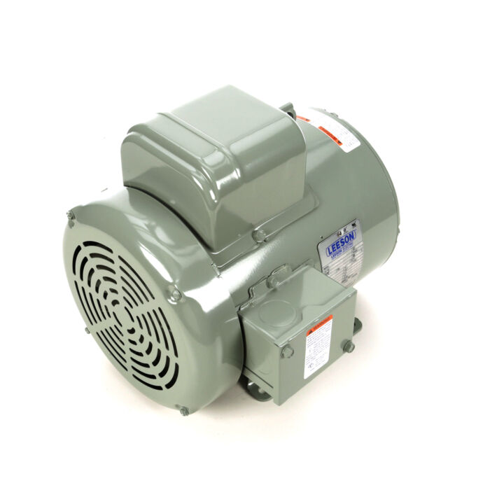 Crop Dryer Motor, 3 HP, 1 Ph, 60 Hz, 115/208-230 V, 3600 RPM, 182T Frame, TEFC